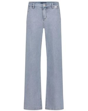 Red Button Colette Bleach Wide Leg Jeans - Blau