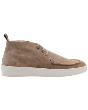 BOSS Lace-Up Boots - Gray