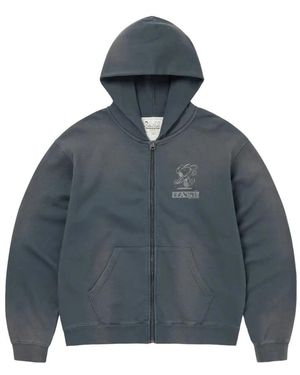 thisisneverthat Tnt Peanuts Zip Up Hoodie - Blau