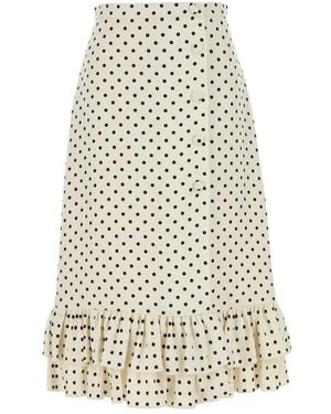Valentino Garavani Midi Skirts - Natural
