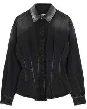 Moschino Jassen ,Zwart ,Denim Denim Jack