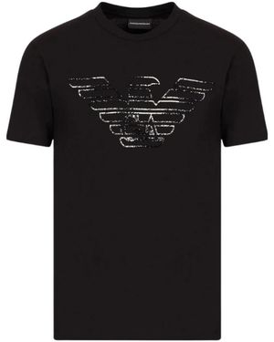 Emporio Armani T-Shirts - Black