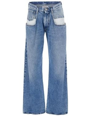 Maison Margiela Wide Jeans - Blue