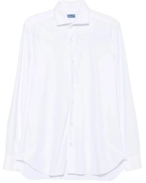 Barba Napoli Formal Shirts - White