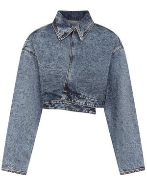 Alaïa Denim Jackets - Blue
