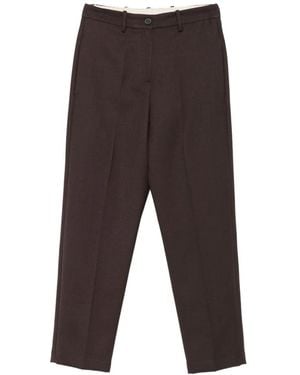 Alysi Straight Pants - Gray