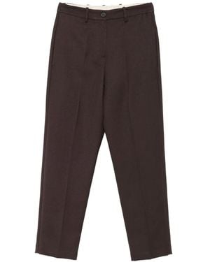 Alysi Straight Trousers - Grey