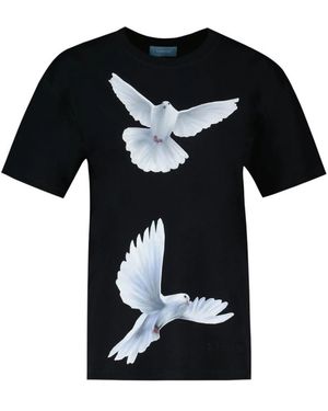 3.PARADIS Tops ,Zwart ,Katoen T-Shirts