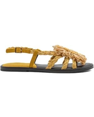Paloma Barceló Flat Sandals - Brown