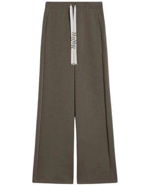 Max Mara Wide Broeken - Groen