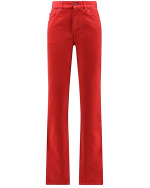 Chloé Jeans ,Rood ,Katoen Slim Jeans
