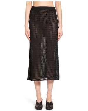 Maison Margiela Midi Skirts - Negro