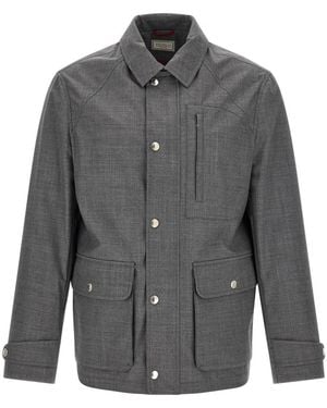 Brunello Cucinelli Light Jackets - Grey