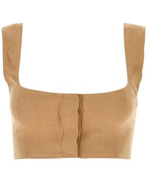 LeKasha Sleeveless Tops - White