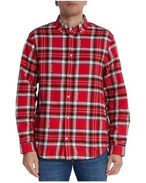 Tommy Hilfiger Casual Shirts - Red