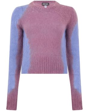 DIESEL Moderner Und Lässiger Pullover - Lila