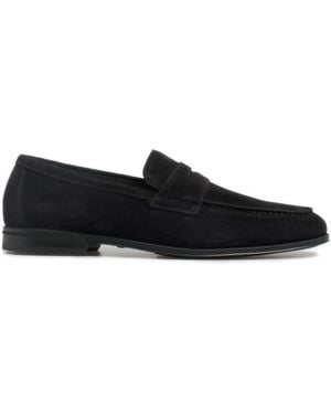 Doucal's 3382 Juke Penny Loafers - Schwarz