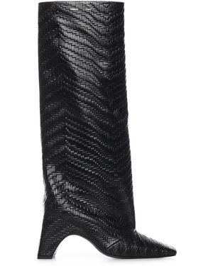 Coperni Schoenen ,Bruin ,Leer Bridge Boot - Zwart