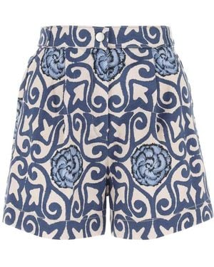 Emporio Armani Short Shorts - Bleu