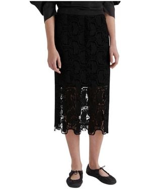 MEIMEIJ Midi Skirts - Black