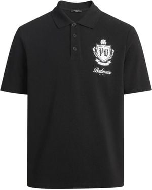Balmain Polo Shirts - Noir