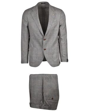 Sartoria Latorre Single Breasted Suits - Grigio
