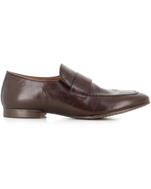 Alberto Fasciani Dunkelbrauner Leder Loafer Schuh