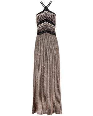 D.exterior Maxi Dresses - Brown