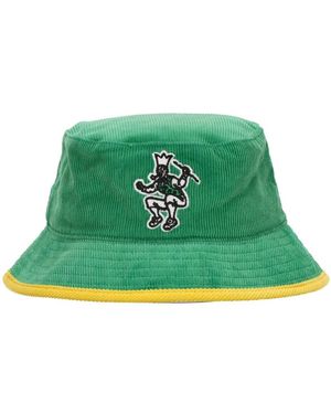 Mitchell & Ness Boston Celtics Velvet Bucket Hat - Grün