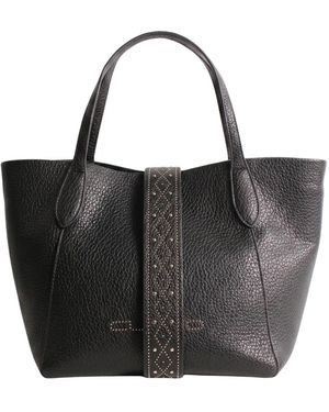 Custoline Tassen ,Zwart ,Leer Tote Bag