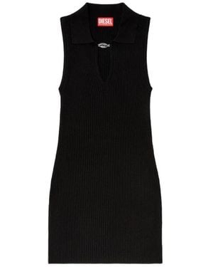 DIESEL Short Jurken - Zwart