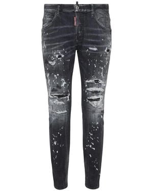 DSquared² Stretch Denim Jeans - Grijs