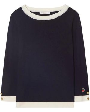 BUSNEL Round-Neck Knitwear - Azul