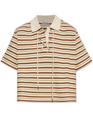 Moncler Polo Shirts - Metallic