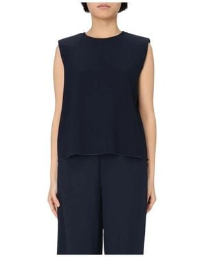 Liviana Conti Sleeveless Tops - Blu