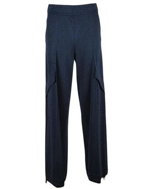 Circus Hotel Wide Trousers - Blu