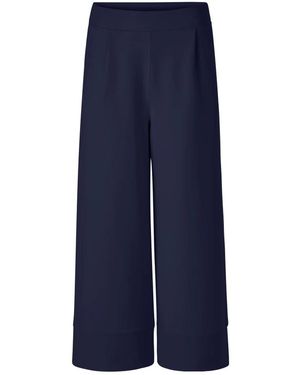 Rich & Royal Cropped Trousers - Blue