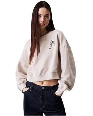 Calvin Klein Sweatshirts - Natural