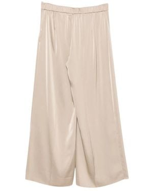 Marina Rinaldi Wide Trousers - Natural