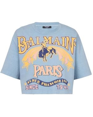 Balmain T-Shirts - Blu