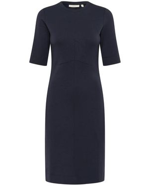 Inwear Dunkelblaues kleid kurzarm