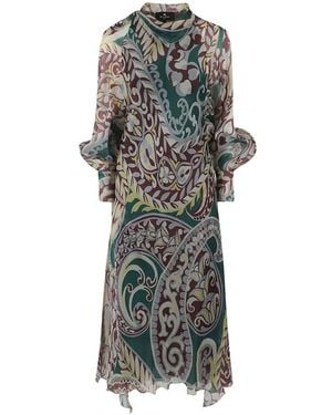 Etro Maxi-Jurk - Grijs