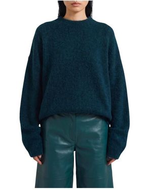 Frankie Shop Round-Neck Knitwear - Bleu