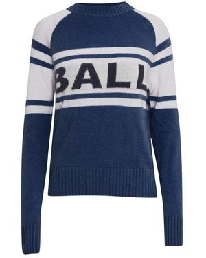 Ball Round-Neck Knitwear - Azul