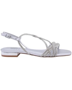 Albano Flat Sandals - Métallisé