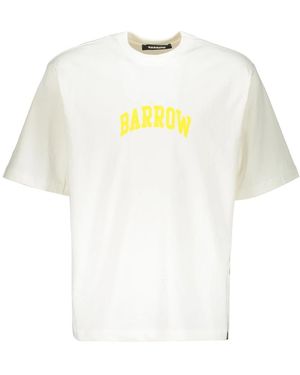Barrow T-Shirt Met Ronde Hals - Wit