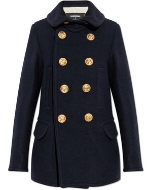 DSquared² Wollen Jas - Blauw