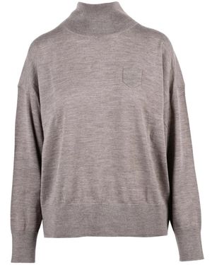 MEIMEIJ Lupetto Rollkragenpullover - Grau