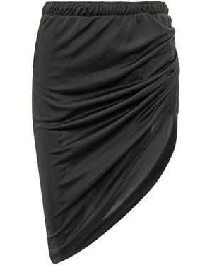 Courreges Rokken ,Zwart ,Polyester Asymmetrische Rok