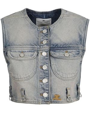 Courreges Vests - Grey